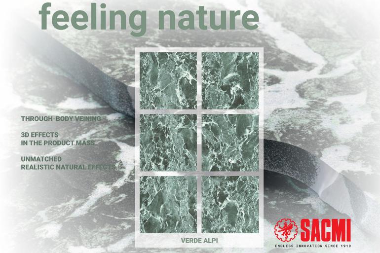 Sacmi brings its slab digital technology at Coverings | Ceramic World Web